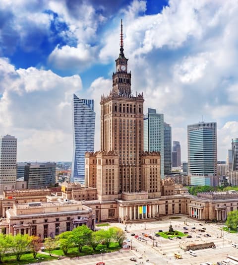 Warschau Kulturpalast