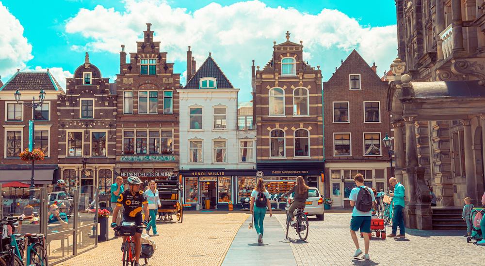 Delft: Stadtführung auf Deutsch