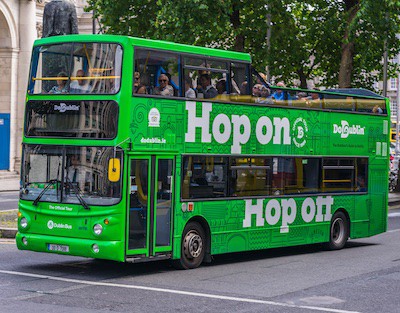 Dublin Stadtrundfahrt im Hop-on/Hop-off-Bus